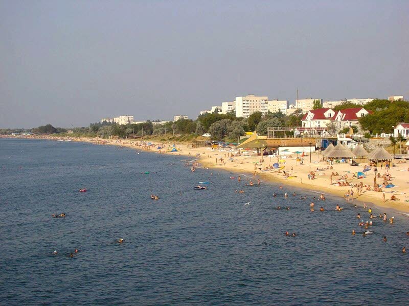 Крым. Щелкино. Центральный пляж