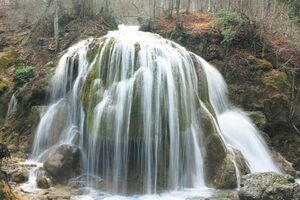 Водопад Серебряные струи (7 км. от с.Соколиное)